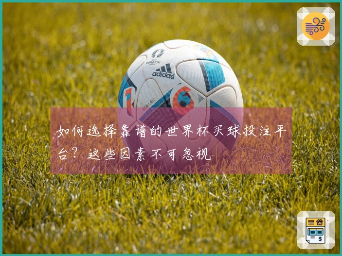 如何选择靠谱的世界杯买球投注平台？这些因素不可忽视