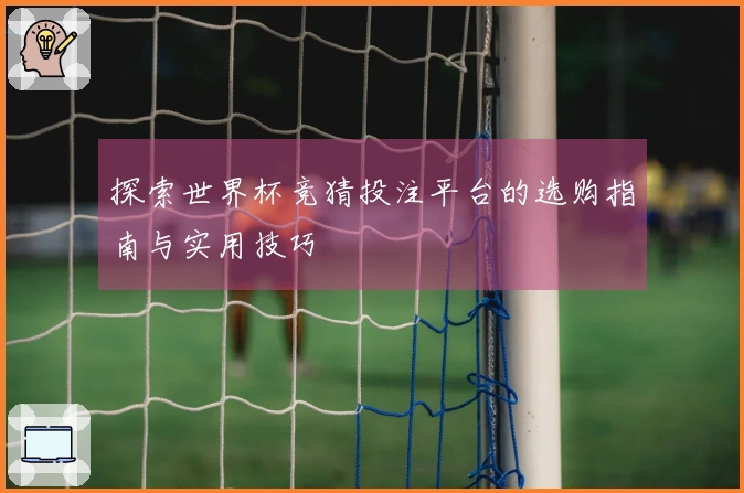 探索世界杯竞猜投注平台的选购指南与实用技巧